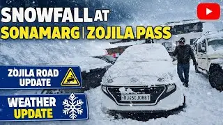 #Today #Zojilaupdate #Zojila road is close due to snowfall #Zojilasnowfall #zojilaupdate 1 feb 2026 