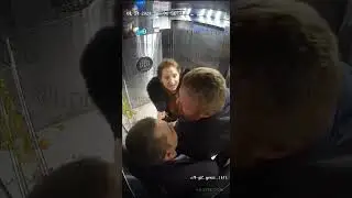 Crazy Fight In Elevator