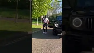 Bugzy Malone's new Mercedes AMG G63