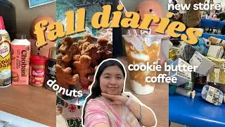 Fall Diaries | making donuts, cookie butter iced coffee + more