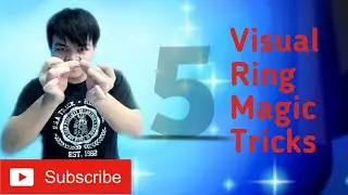 5 Visual Ring Magic Tricks #marmagicia#Ringmagic