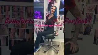 18 Month NuChair Review in 18 Seconds #tattoo #tattooartist #tattooequipment #ergonomicdesign