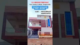 G+1 INDEPENDENT HOUSE FOR SALE | SANGAREDDY HOUSES |#viralshorts #trending #trendingshorts #shorts