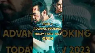 tiger 3 advance booking open today ❤️&zwj;🔥 #tiger 3 advance booking start #trending #shorts