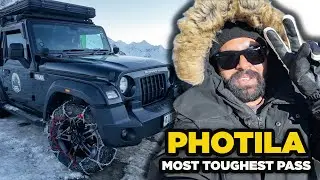 Most Toughest & Deadliest Pass in Winter Ladakh &mdash; I Made It to PHOTILA!
