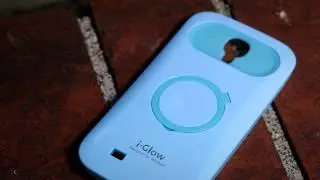 iGlow polycarbonate/silicone case with stand for Samsung i9500 Galaxy S4