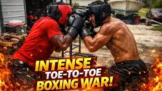 Intense Toe To Toe Boxing 🥊 Match  ** Punches was technical ** 😱