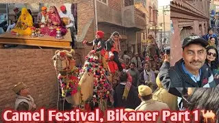Верблюжий фестиваль, Биканер, Раджастан, Индия. Часть 1 🇮🇳 🐫 Верблюжий фестиваль, Биканер, Раджас...