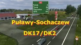 GTS Mapa Polski: Puławy-Warszawa-Sochaczew DK17/DK2