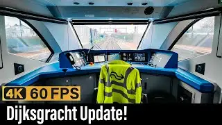 Train Cab Ride NL / Dijksgracht Update / Amsterdam - Hilversum - Amersfoort / Sprinter / Dec 2023