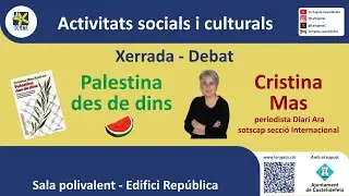 Xerrada Cristina Mas -  Palestina des de dins