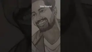 How to draw Vicky Kaushal pencil sketch ✨||#sketch #drawing #shorts #vickykaushal #@Tanishayadav||