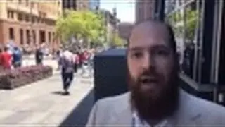 Anti-Trump Women's March and Pro-Trump Counter Protest, Sydney (Part 1)