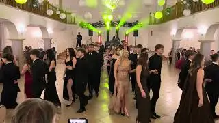Polonez klasy 4d i 4p na studniówce II LO w Raciborzu 