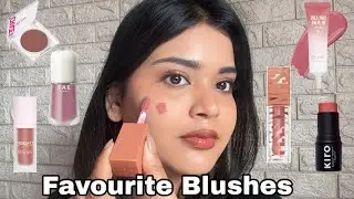 My Favourite Cream & Liquid Blushes for Soft Glam 🩷 #blush #blushes #swatches #myfavorite  #best 