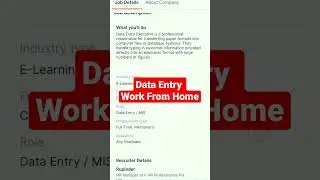 VHR Professional Services FreshersExperience Eligible#jobs #workfromhome #dataentry#jobs2023 #shorts