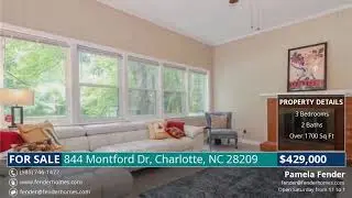 Video Tour: 844 Montford Dr, Charlotte, NC 28209