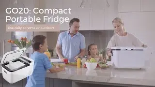 ICECO GO20: The Compact Dual Portable Refrigerator Freezer for Family Vacation Trips