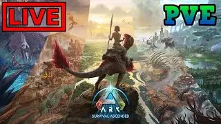 Relaxed Survival in ARK Ascended PVE🏝️ | Come Hang Out! ( Test Stream )