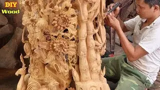 The Masterpiece Very Nice   3D Art Wood Sculptures   Talented Craft Artists