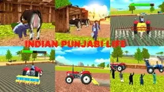 Indian tractor simulator 3d Android gameplay||Indian Punjabi life||#tractor