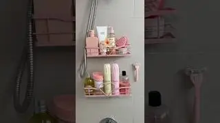 refresh my shower caddy🧖🏽&zwj;♀️✨🎀#showerproducts #shower #cleangirl #roommakeover #showerroutine