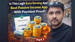 Is this legit Euro earning app?Best passive income app with payment proof! Part 1