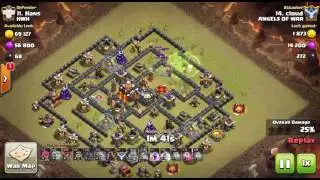 Clash of clans | AoW - How to 3 star TH9.5 with golaloon