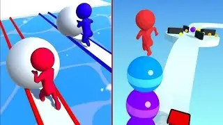 Crazy Race! Snow Race vs Stack Rider &ndash; Who Wins? 😱