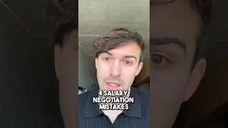 Avoid these 4 common salary negotiation mistakes!💡#salarynegotiation #salarynegotiationtips #salary