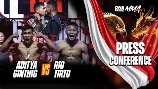PRESSCON ONE PRIDE MMA 88 ||  ADITYA GINTING VS RIO TIRTO