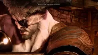 The Iron Bull and the Inquisitor Getting Drunk