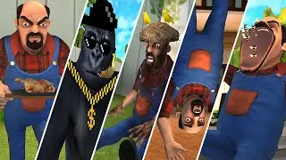 Scary Stranger 3D - All Trailer Cinematic All Levels Completed (Z & K Games) Scary Teacher 3D 2
