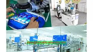 Custom Wire Harness Ultrasonic Sensor Wiring Harness Gold Plated Rg6 Coaxial Coax Cable 18 Awg