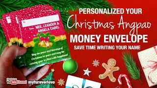 Make Money from DIY Project: Personalized Angpao Money Envelope | Save Time Writing Your Name