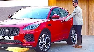 Обзор интерьера Jaguar E Pace. 10 лучших опций. Новый внедорожник Jaguar. CARJAM TV HD.