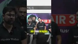 AIR 3 Majid Hussain from PW online 🔥#yotubeshorts #physicswallahmotivation  #rajwant_sir_motivation