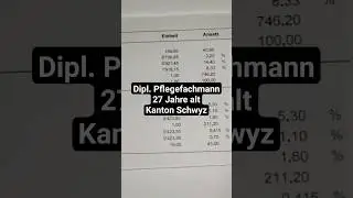 So viel verdient ein dipl. Pflegefachmann im Kanton Schwyz