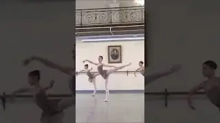 7th grade of Lyudmila Kovaleva: center work with @marachok @ionovaworld @anastasiklife 🤎