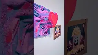 DIY Craft - 3D Heart Wall Art #diycrafts #art #3dart