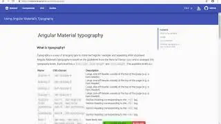 3 Angular Material typography