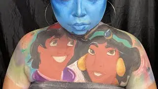 10JAM jadinya cuman 1 JAM! 😭 | Makeup Aladdin👳🏼&zwj;♀️ Genie🧞&zwj;♂️ Jasmie👑 #makeup #tutorial #art #artwork