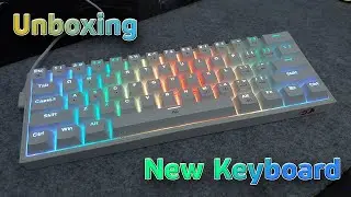 Unboxing: Redragon K617 Fizz White, New Keyboard to Coding :)