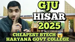 Btech Direct Admission in GJU Hisar 😱 Complete Process 💪