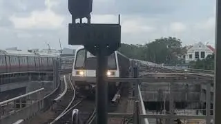 [EX-BRITISH MOTOR] SMRT KHI C151 005/006 arriving Tanah Merah MRT