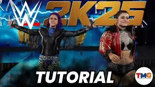 WWE 2K25 : Bayley and Lyra Valkria Tag Team Tutorial