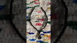 Necklace Back Dori Kaise Banaye/ Dori Making For Necklace/ Shorts/ Necklace Back Dori