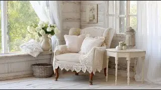 Elegant Shabby Chic Decor with Vintage Crochet