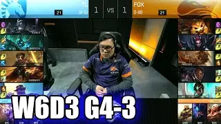 Team Liquid vs Echo Fox | Game 3 S6 NA LCS Summer 2016 Week 6 Day 3 | TL vs FOX G3 W6D3 1080p
