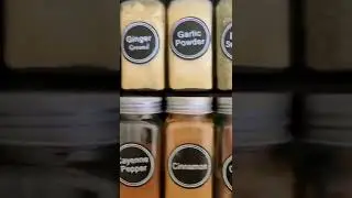 Not only does this spice rack look fantastic, but it is also functional!